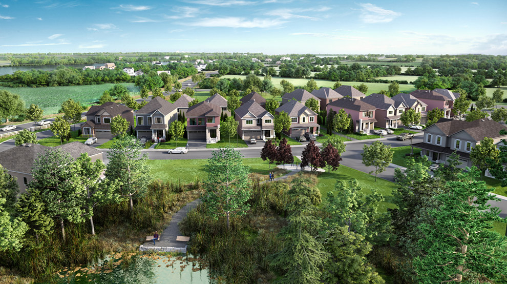 Mahogany - Site Plan - New Homes In Manotick | Minto